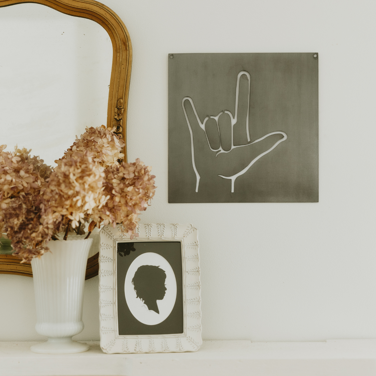 I love you in ASL steel sign. Keystone Steel Co. – KEYSTONE STEEL CO.