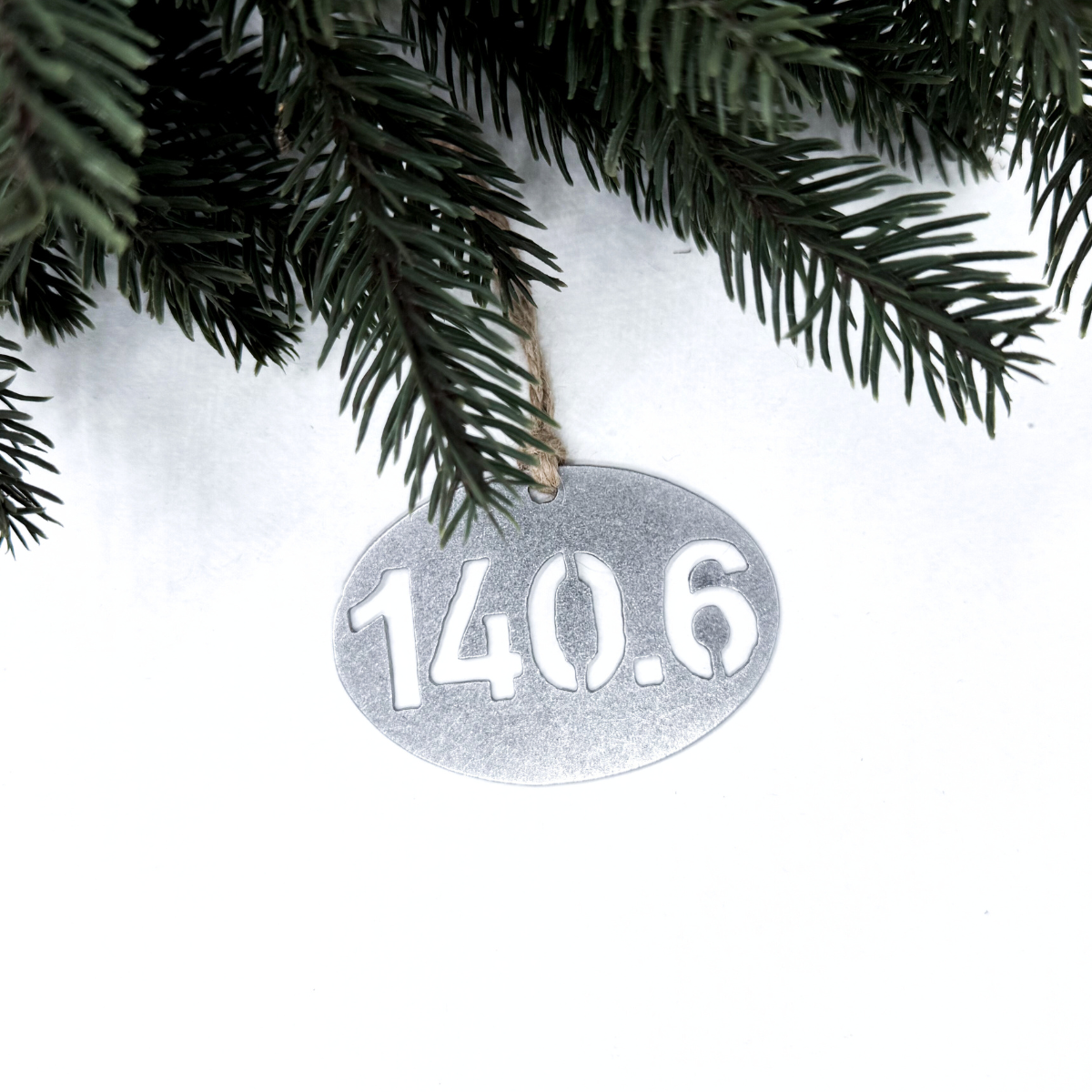 140.6 Full Ironman Triathlon Steel Christmas Tree Ornament. Keystone ...