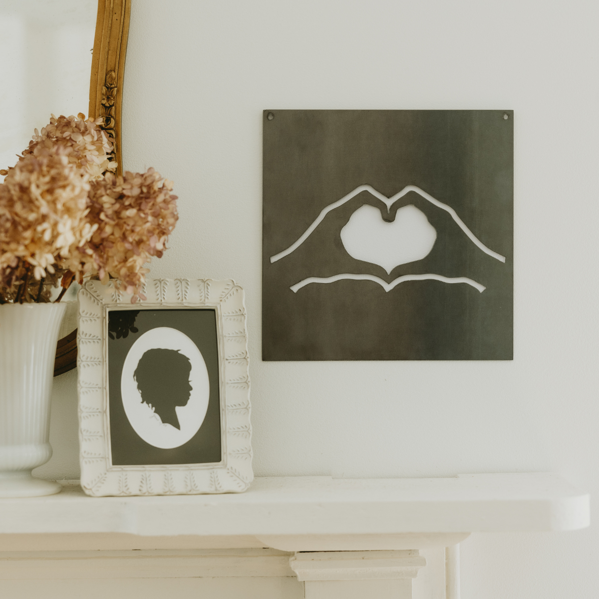 Heart Hands Steel Wall Sign – KEYSTONE STEEL CO.