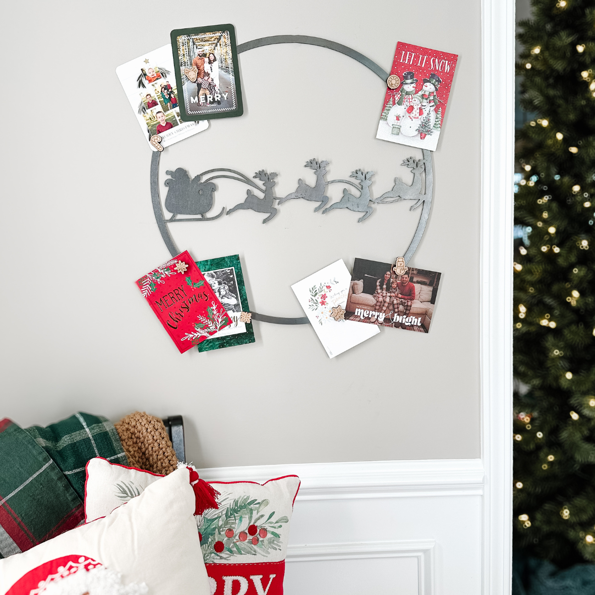 Santa's Sleigh Magnetic Circle Sign – KEYSTONE STEEL CO.