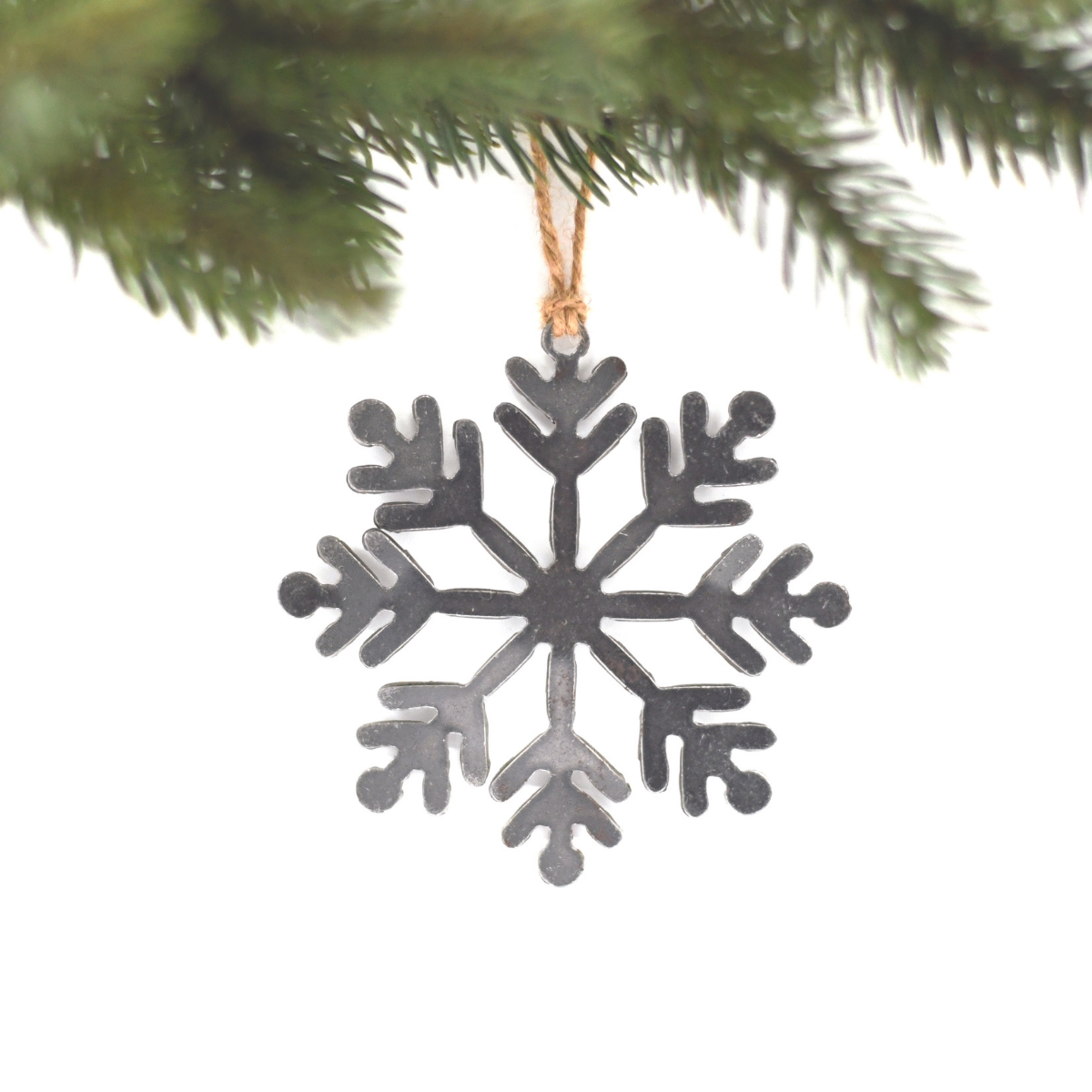 Snowflake Steel Christmas Tree Ornament. Keystone Steel Co. – KEYSTONE ...