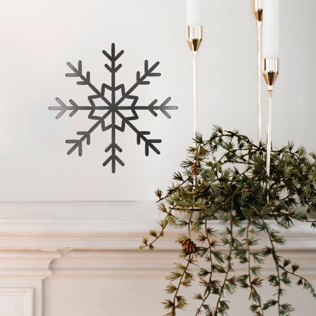 Snowflake Steel Wall Decor Sign – KEYSTONE STEEL CO.