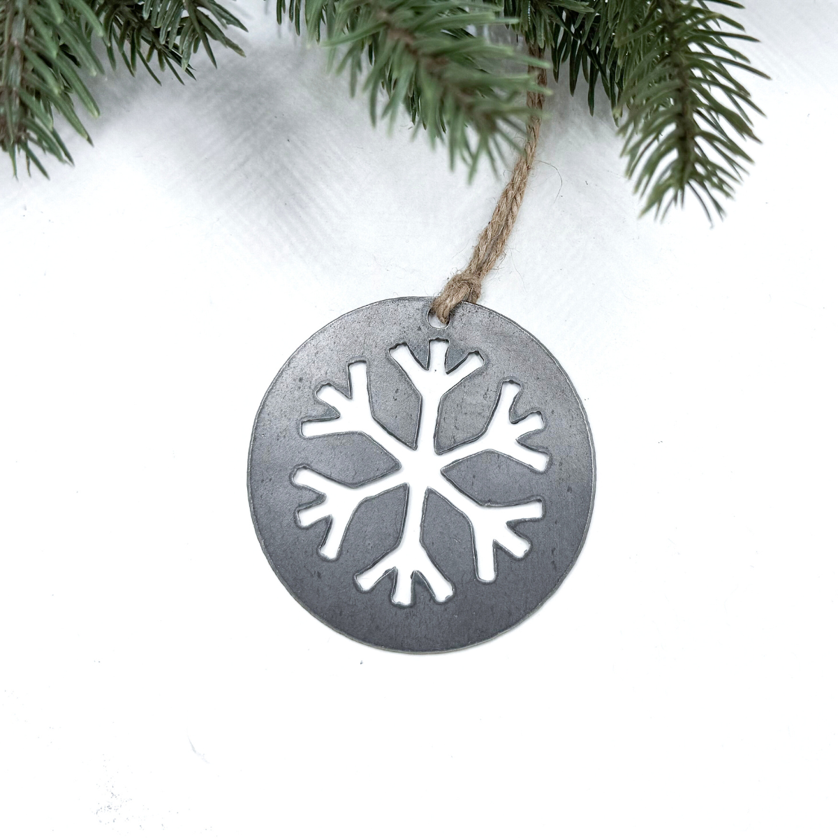 Snowflake Steel Christmas Tree Ornament. Keystone Steel Co. – KEYSTONE ...