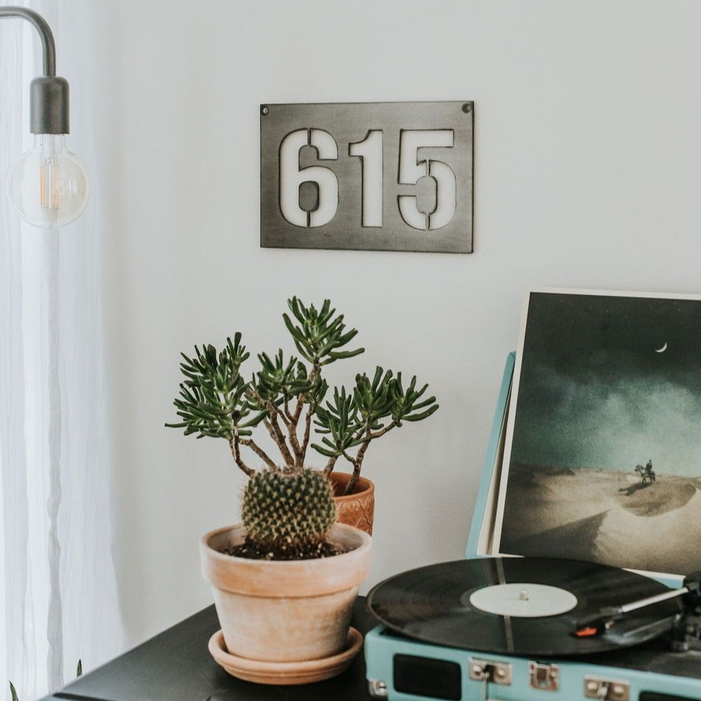 615 Nashville Zip Code Steel Wall Sign. Keystone Steel Co. – KEYSTONE ...