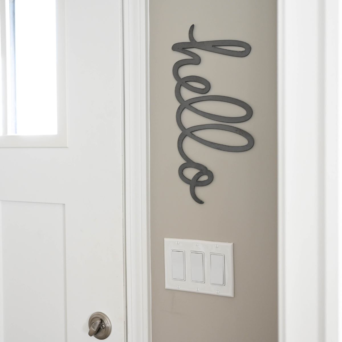 Steel Hello Script Sign. Keystone Steel Co. – KEYSTONE STEEL CO.
